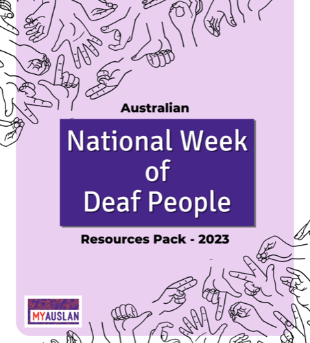 National Week of Deaf People 2023 Downloadable Resources Pack