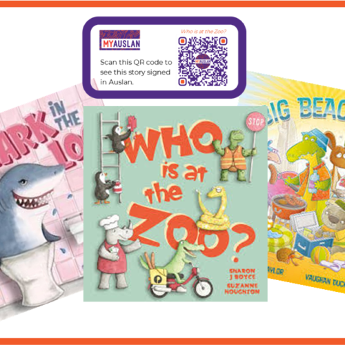 Set of 3 Auslan Translated Books